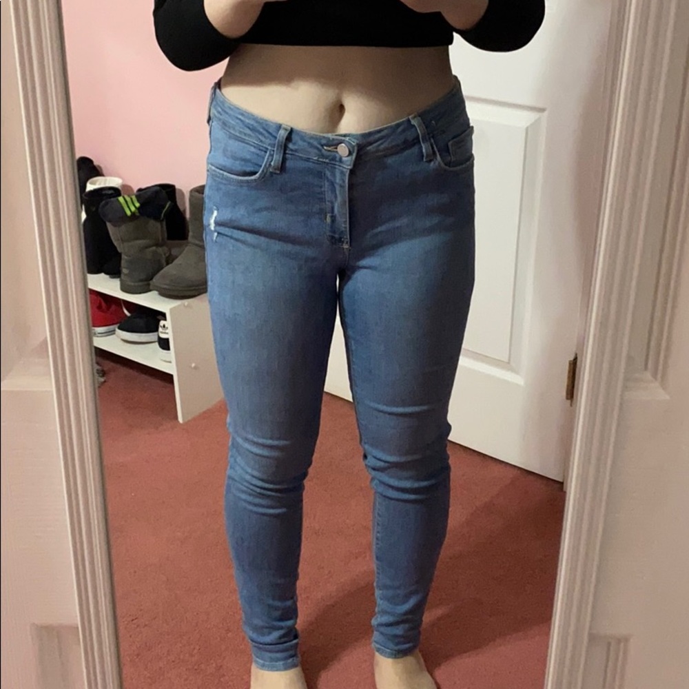 light wash jeans
